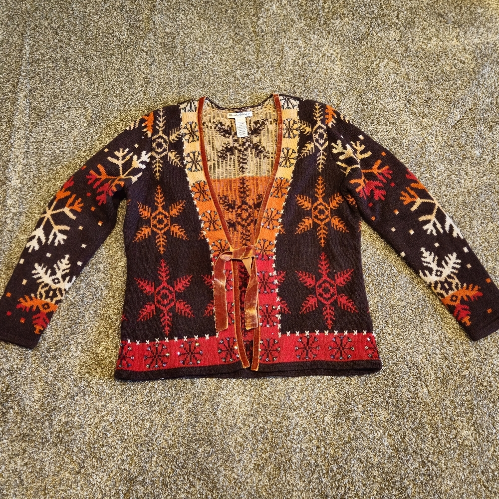 Telluride Clothing Co. Knit Tie-Up Cardigan